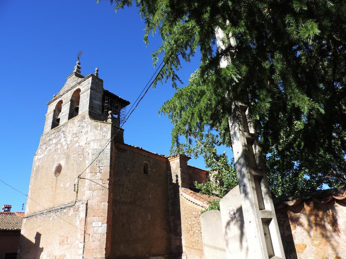 Pensjonat La Casa Del Cartero Pablo Saldana de Ayllon Zewnętrze zdjęcie